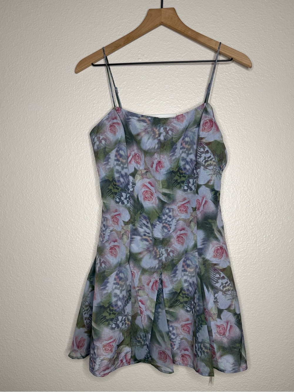 For Love & Lemons Fallen Floral Mini Dress in Purple, size S NWT - Picture 3 of 7